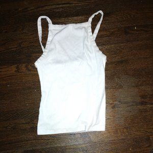 Free people white tank top